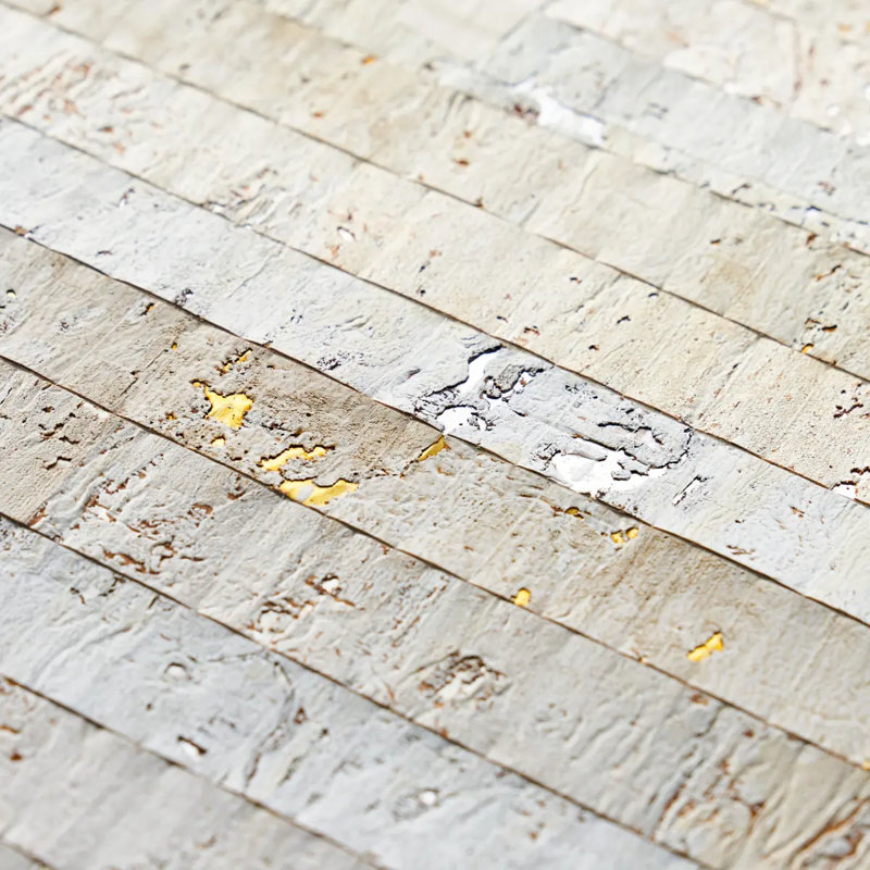 Cork Stripe Wallpaper