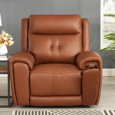 Fauteuil inclinable en cuir Eriyona