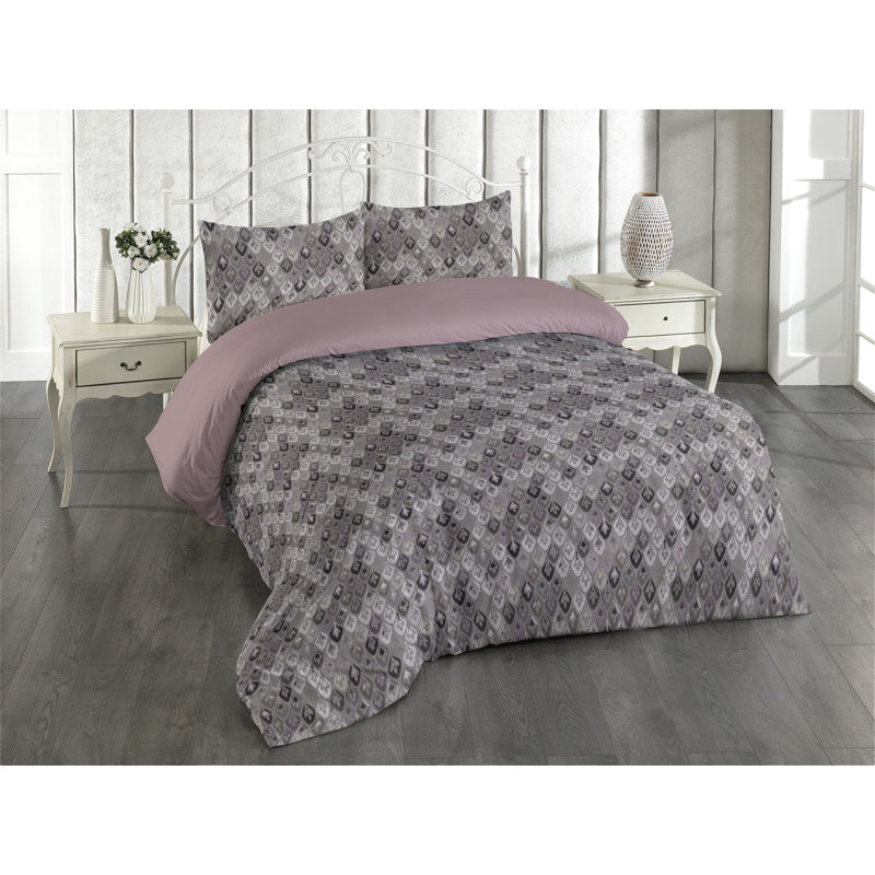 Genavie Duvet Cover, California King Duvet Cover + 2 Standard Shams