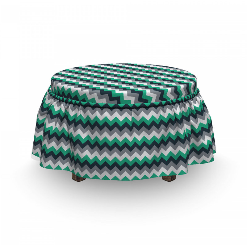 Box Cushion Ottoman Slipcover