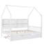Lit maison avec bibliothèque et lit gigogne-2078811205