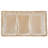 Hand Woven Wicker Rolling Laundry Sorter with Handles-97769934