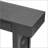 Narrow Console Table With Rattan Accent-1801037788