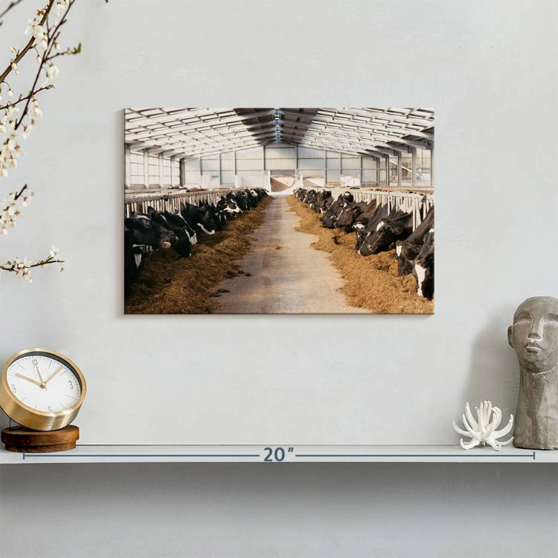 Barn Cows, 8" H x 12" W