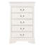 Commode Louisphillipe, blanc-967896802