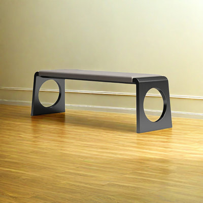 Banc rembourré en microfibre Brynslee
