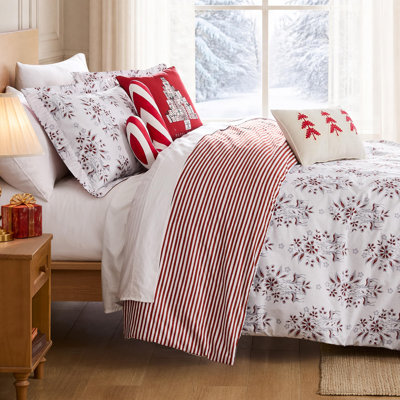 Ensemble de literie Southshore Fine Linens Merry Manor, couette surdimensionnée, 5 pièces avec coussins décoratifs, 1 place / 1 place XL