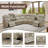 3 - Piece Faux Leather Power Reclining Sectional With Console