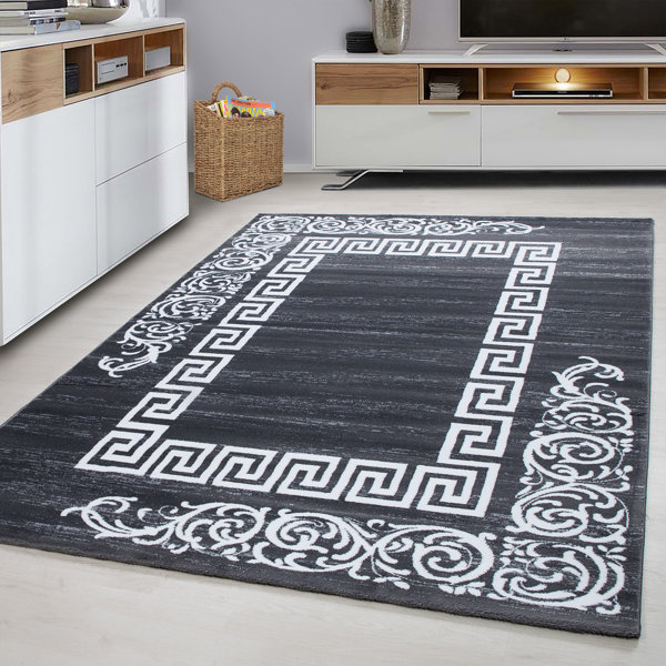 Ayyildiz Hali Miami Meander Machine Woven Area Rug | Wayfair.co.uk