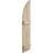 Pecky Cypress Two Board Joined B-n-B w/Quarter Round Arch Top Shutters-64352686