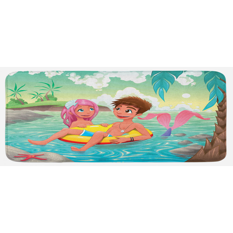 Tapis de cuisine sirène
