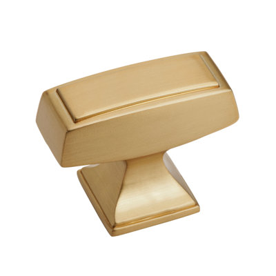 Mulholland 1-1/2 inch (38mm) Length Polished Nickel Cabinet Knob
