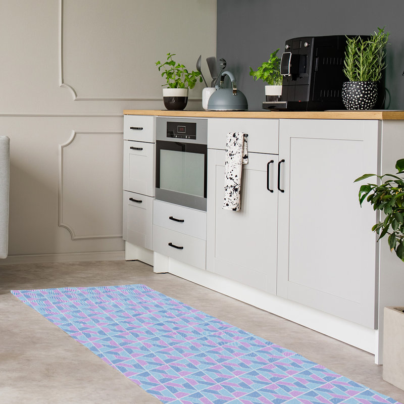 Chenille Geometric Indoor Rug, Runner 2'6" x 8'