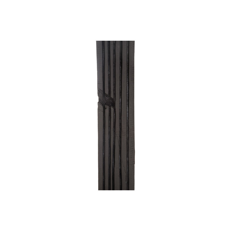 Black Wood Abstract Sculpture