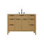 Meuble-lavabo simple 48 po en teck miel-588349377-588349406
