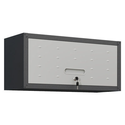 Heavy Duty Metal Wall Mounted Tool Storage Cabinet, Wall Cabinet for Garage Workshop