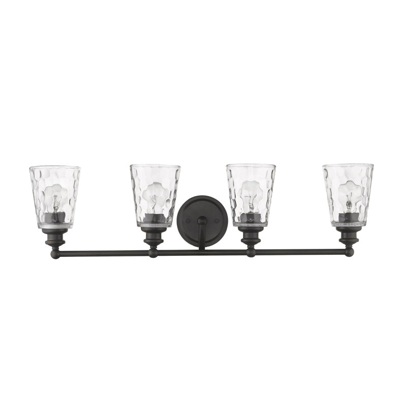 Fantine Dimmable Vanity Light, Oil-Rubbed Bronze, 4 Lights