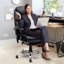 Fauteuil de direction ergonomique avec massage Kanilah