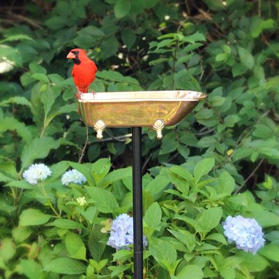 Brander Metal Single Tier Birdbath