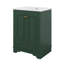 Meuble-lavabo 24 po avec lavabo, meuble-lavabo moderne en bois avec poignées argentées et 1 tiroir inférieur-1271086958