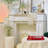 White Manufactured Wood Freestanding Fireplace-1721542892-1721542895