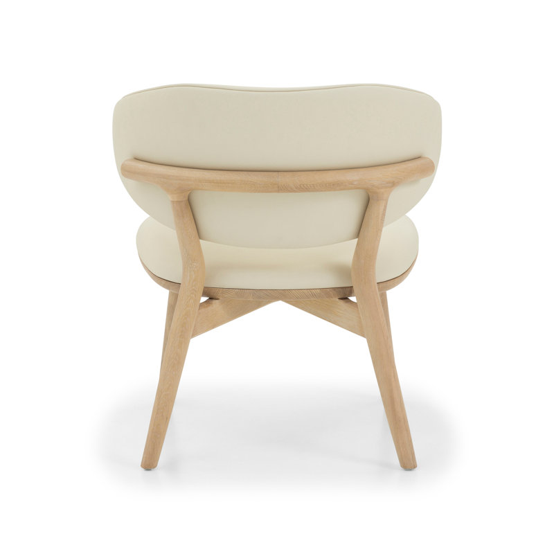 Soren Lounge Chair, Saddle, Acorn Vegan Leather