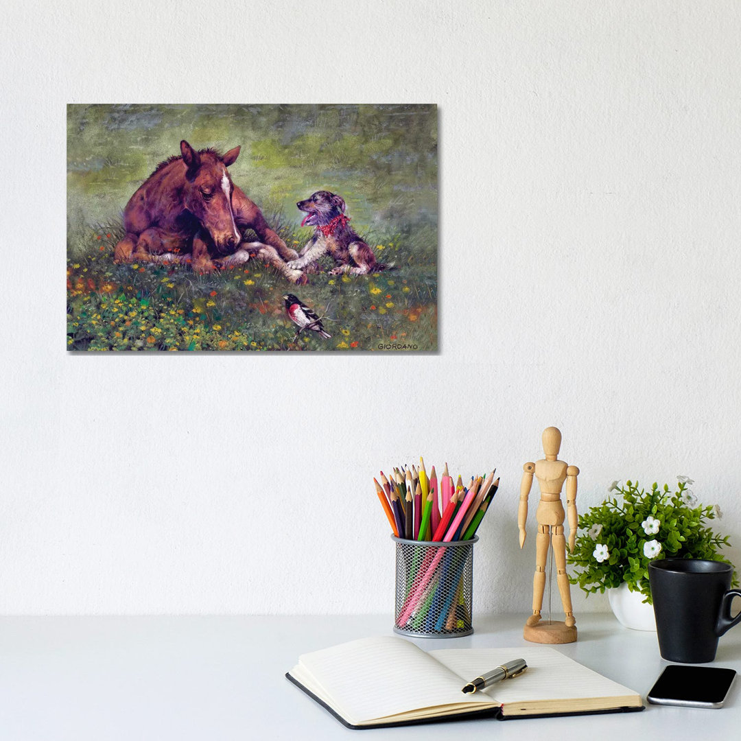 Leave Me Alone - Wrapped Canvas Painting