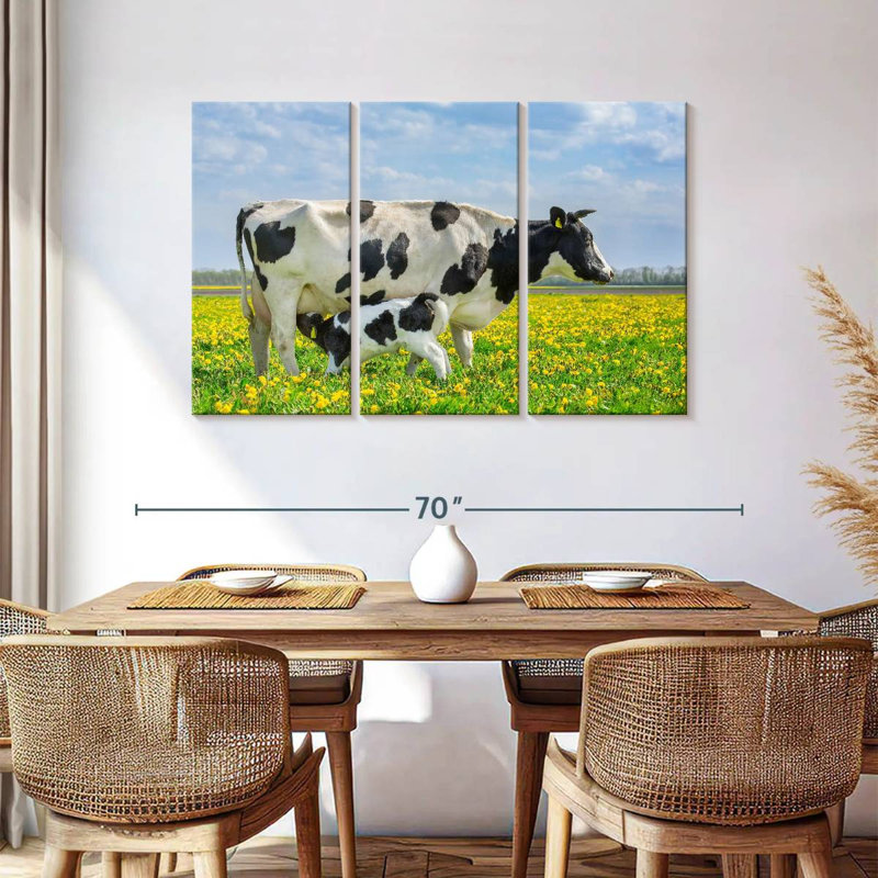 Brampt Spotted Cattle, 36" H x 57" W