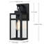 Matte Black Outdoor Wall Lantern-495770026