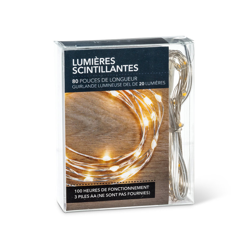 1'' Twinkle Globe String Lights