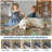 Jungle Rug Washable Animal Living Room Carpet, Non-Slip Non-Shedding Modern Floor Mats, Foldable Low Pile Accent Indoor Rug for Bedroom, Kitchen, Office-69484595-72288108