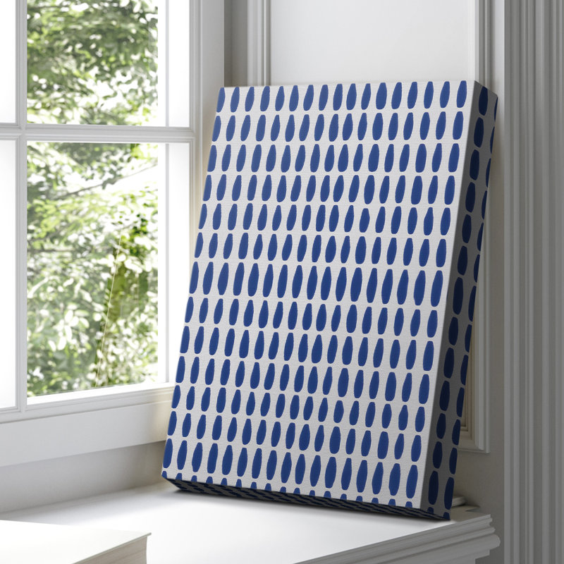 Toile tendue avec châssis abstrait CDXLIV, H 18 po x l 12 po