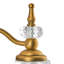 Luminaire de meuble-lavabo à 3 lumières à intensité variable en laiton antique de style rétro Jhanna