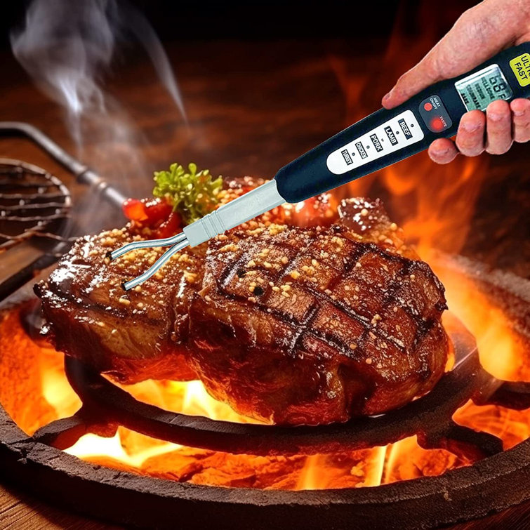 Meat Thermometer, Digital Thermometer Grill Fork, for Meat BBQ