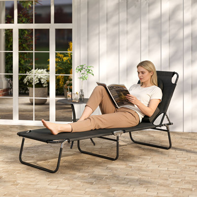 Chaise longue inclinable extérieure réglable Laforce