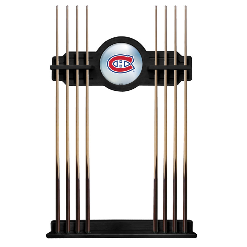 Porte-queues de billard 14 po NHL, Noir, Montreal Canadiens