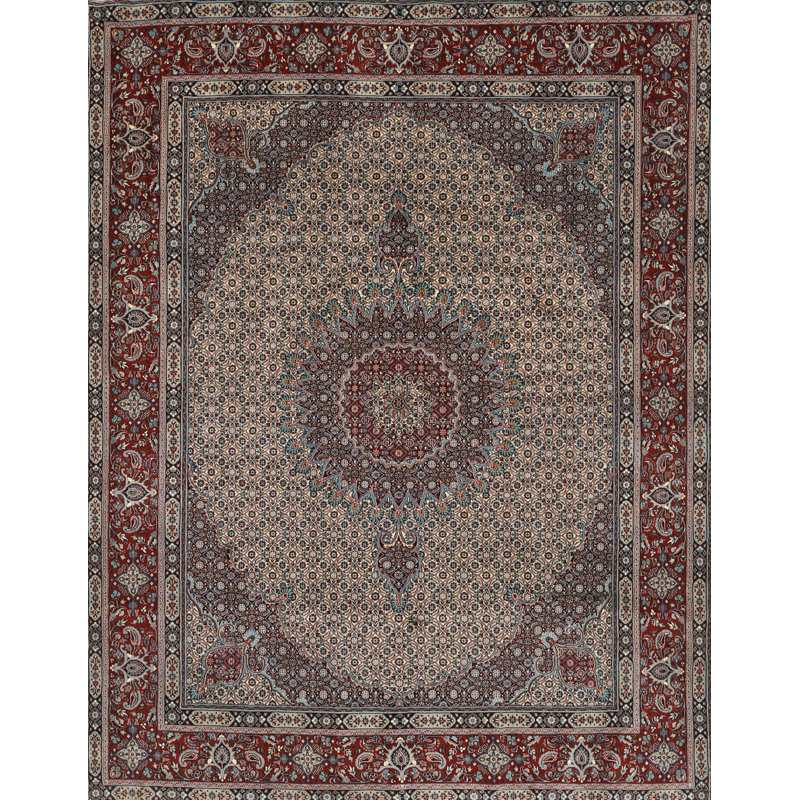 Tapis traditionnel brun foncé Masaitis, Rectangle 5 pi x 7 pi