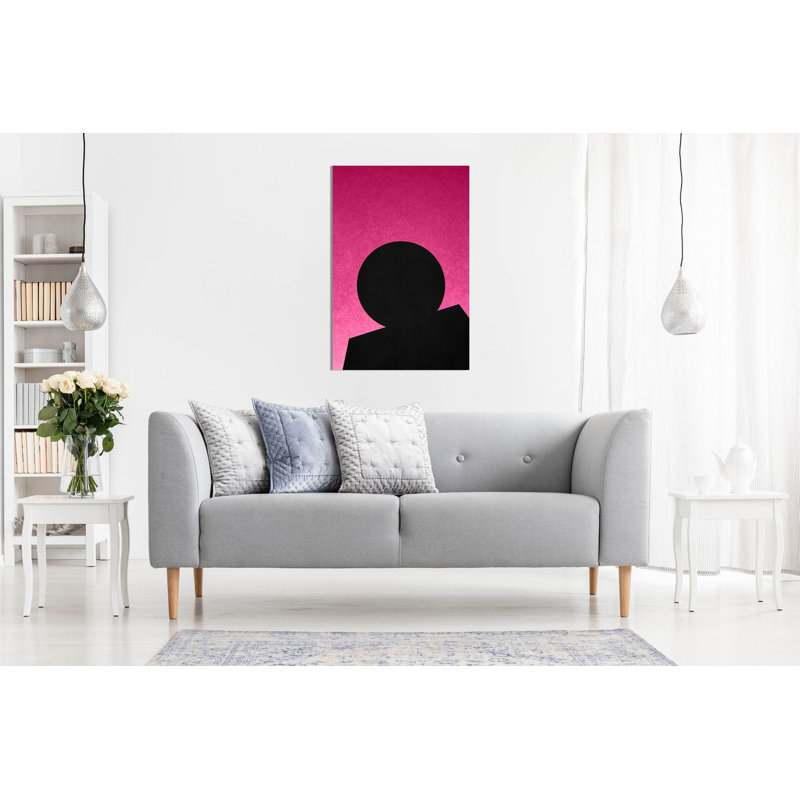 Abstract Shapes - Wrapped Canvas Print, 46cm H x 31cm W
