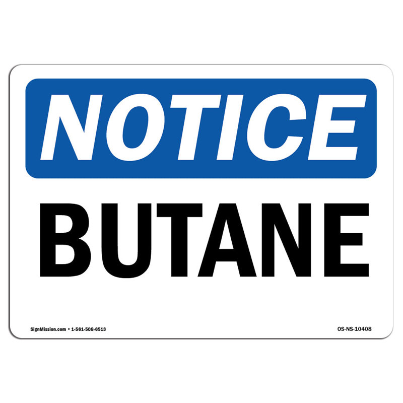 Plaque butane en aluminium 12 x 18