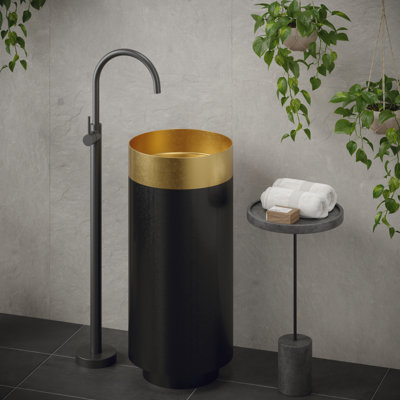 Karran Cinox 15'' Stainless Steel Circular Bathroom Sink