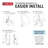 Ophelia Brushed Nickel Kitchen Faucet with Pull Down Sprayer, Modern Single Hole Kitchen Sink Faucet, Single Handle, SpotShield Stainless-64667157