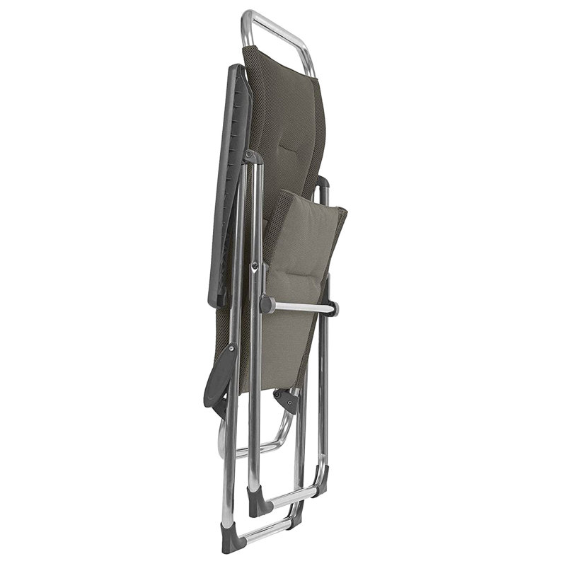 Fauteuil inclinable Lafuma Alu Cham Batyline, Gris