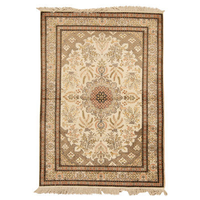 Hand Woven Silk Oriental Area Rug