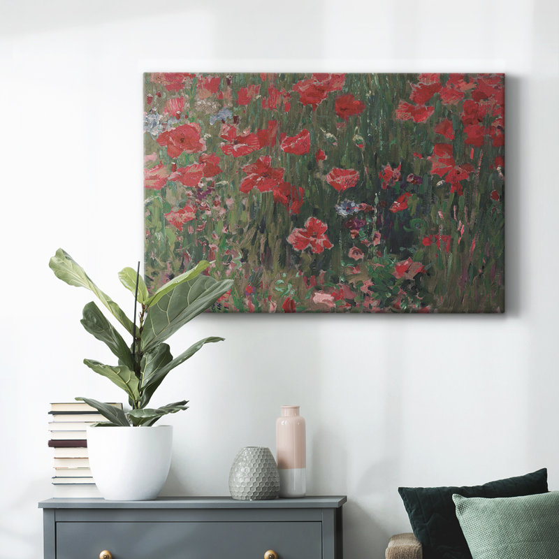 Botanique rétro - XCIX, H 9 po x l 13 po x P 1,5 po, Toile tendue
