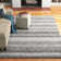 Panitz Hand Tufted Multi Striped Shaggy Gray/Brown Area Rug