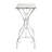 Console Table with Distressed Iron Twisted Legs