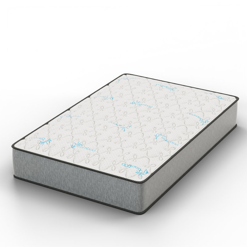 10-Inch Medium Plush Pillowtop Innerspring Mattress, Queen, Mattress + High Profile Box Spring