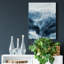 Glacier Mountain - reproduction sur toile tendue-1805810042