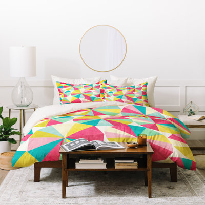 Modern & Contemporary Polyester Geometric Shapes Duvet Cover