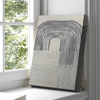 Toile tendue avec châssis abstrait CXCVII - prêt à être accroché